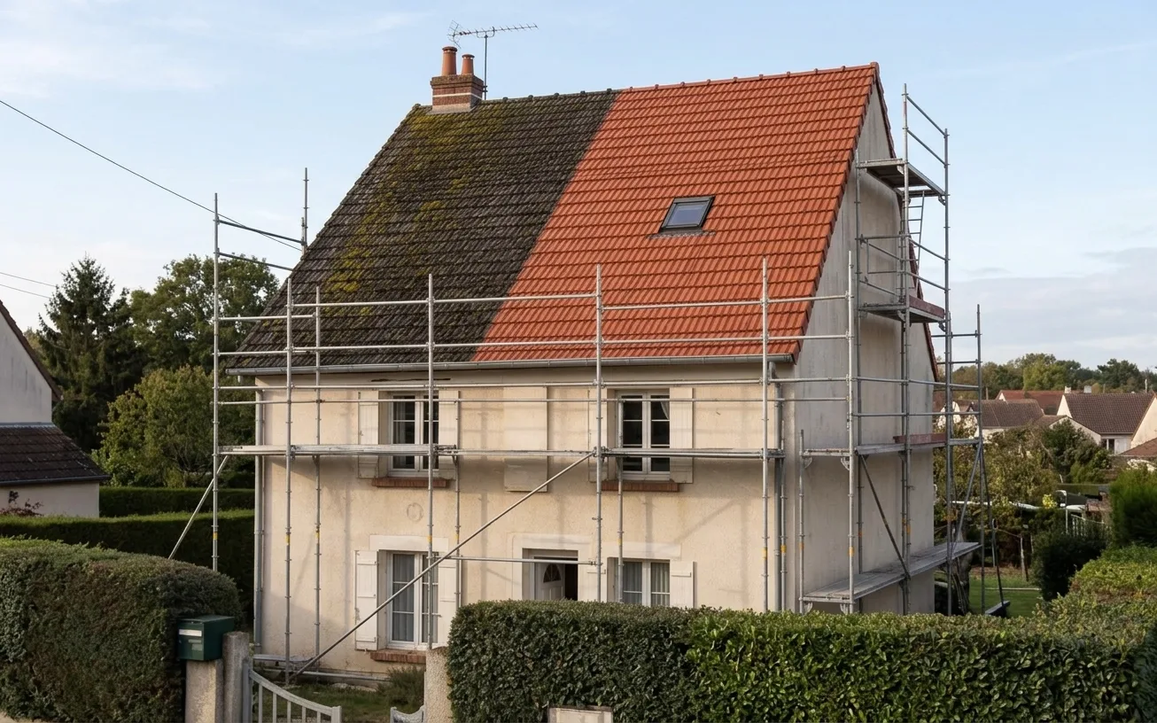 Démoussage de toiture à Chelles Démoussage de toiture à Chelles